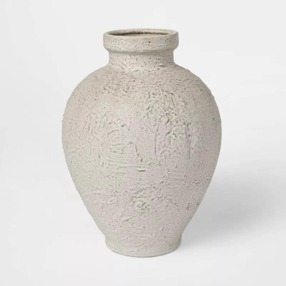 Tall Textured Ceramic Vase‎ Cream - Threshold Studio McGee, Target
